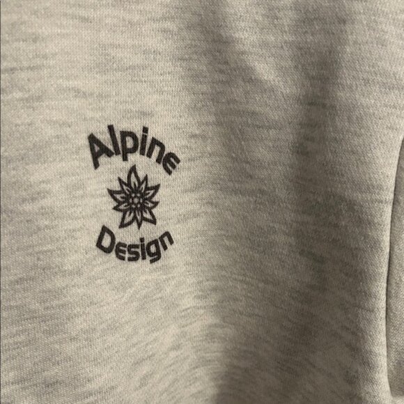 Alpine Design Women's Light Gray Hoodie NWT - Picture 4 of 6